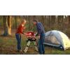 imageCuisinart Petite Gourmet Portable Gas Grill with VersaStand Compact Tabletop BBQ 150 Sq In Cooking Surface 5500 BTU Burner Small Gas Grill Adjustable Telescoping Base and Carry Handles