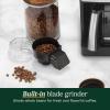 imageCuisinart SSGB1 Coffee Center Grind and Brew Plus Builtin Coffee Grinder Coffeemaker and SingleServe Brewer with 6oz 8oz and 10oz Serving Size BlackSilver 12Cup Glass