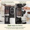 imageCuisinart SingleServe Coffee Maker  Coffee Grinder with 8 10 and 12 oz Serving Size Compatible with SingleCup Pods 48Ounce Removable Reservoir Stainless Steel DGB2SSBlack