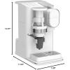 imageCuisinart SingleServe Coffee Maker  Coffee Grinder with 8 10 and 12 oz Serving Size Compatible with SingleCup Pods 48Ounce Removable Reservoir Stainless Steel DGB2SSWhite