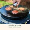 imageCuisinart Smash Burger Kit Cast Iron Press Spatula Seasoning Shaker and Patty Papers for Perfect Cookouts Barbecues and Tailgates