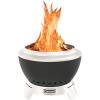 imageCuisinart 195 Cleanburn Smokeless Fire Pit with Removable Base for Ash Portable Outdoor Wood Burning Fireplace Smoke Free Carbon Stainless Steel Outdoor Heater Enhanced Airflow ampamp Easy CleanupCleanburn 195 Fire Pit