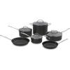 imageCuisinart 6610 Chefs Classic 10Piece Cookware Set NonstickHardAnodized10Piece