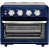 imageCuisinart Air Fryer Toaster Oven with Grill 1800W 81 Air Fryer Oven with Bake Convection Bake Grill Broil and Warm Options Large Capacity 60Minute Timer TOA70BKS Black SSNavy Blue