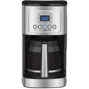 imageCuisinart 14Cup Coffee Maker Programmable PerfecTemp Glass Carafe Coffee Machine with 14 Cup Setting Brew Strength Control and Brew Pause Stainless Steel DCC3200NASBlackSilver