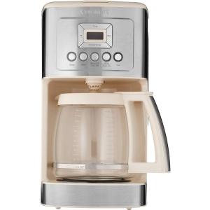 imageCuisinart 14Cup Coffee Maker Programmable PerfecTemp Glass Carafe Coffee Machine with 14 Cup Setting Brew Strength Control and Brew Pause Stainless Steel DCC3200NASCream