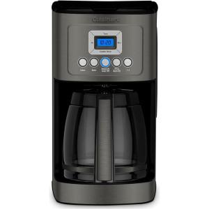 imageCuisinart 14Cup Coffee Maker Programmable PerfecTemp Glass Carafe Coffee Machine with 14 Cup Setting Brew Strength Control and Brew Pause Stainless Steel DCC3200NASBlackStainless