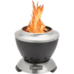 imageCuisinart 195 Cleanburn Smokeless Fire Pit with Removable Base for Ash Portable Outdoor Wood Burning Fireplace Smoke Free Carbon Stainless Steel Outdoor Heater Enhanced Airflow ampamp Easy CleanupCleanburn 75 Tabletop Fire Pit