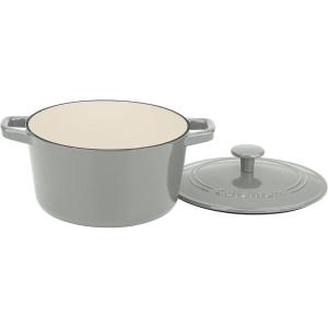 imageCuisinart Chefs Classic Enameled Cast Iron Round Covered Casserole Cardinal Red 7 QuartSage
