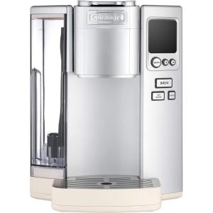 imageCuisinart Coffee Maker Single Serve 72Ounce Reservoir Coffee Machine Programmable Brewing ampamp Hot Water Dispenser Stainless Steel SS10P1SilverCream