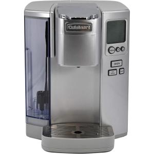 imageCuisinart Coffee Maker Single Serve 72Ounce Reservoir Coffee Machine Programmable Brewing ampamp Hot Water Dispenser Stainless Steel SS10P1SilverLight Grey