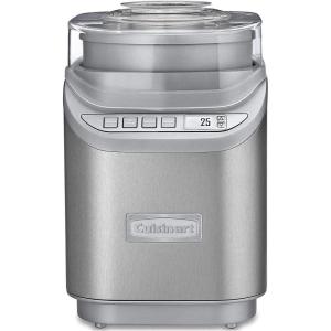 imageCuisinart Ice Cream Maker Machine 2 Quart Cool Creations Frozen Yogurt Gelato Sorbet Maker LCD Screen and Timer Stainless Steel ICE70P1Ice Cream Maker with Countdown Timer