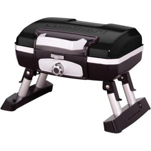 imageCuisinart Petite Gourmet Portable Gas Grill Compact ampamp Lightweight Tabletop Small Grill for BBQs Camping Tailgates ampamp Small Spaces 5500 BTU Burner Folding with Carry Handles RedPetit Gourmet Tabletop Gas Grill  Black