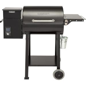 imageCuisinart Wood Pellet Grill ampamp Smoker 465 Square Inches Barrel Pellet Grill for Smoking Meat Jerky Vegetables 8 in 1 BBQ with Digital Control Auto Start and Temperature Probe