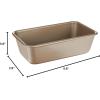 imageCuisinart 17Inch Chefs Classic Nonstick Bakeware Cookie Sheet ChampagneLoaf Pan
