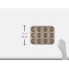 imageCuisinart 17Inch Chefs Classic Nonstick Bakeware Cookie Sheet ChampagneMuffin Pan