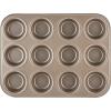 imageCuisinart 17Inch Chefs Classic Nonstick Bakeware Cookie Sheet ChampagneMuffin Pan