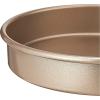imageCuisinart 17Inch Chefs Classic Nonstick Bakeware Cookie Sheet ChampagneRound Cake Pan