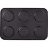 imageCuisinart Chefs Classic Nonstick 6Cup MuffinTop Pan SilverMuffin Top Pan