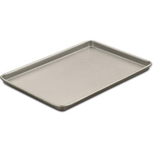 imageCuisinart 17Inch Chefs Classic Nonstick Bakeware Cookie Sheet ChampagneBaking Sheet