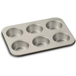 imageCuisinart 17Inch Chefs Classic Nonstick Bakeware Cookie Sheet ChampagneJumbo Muffin Pan