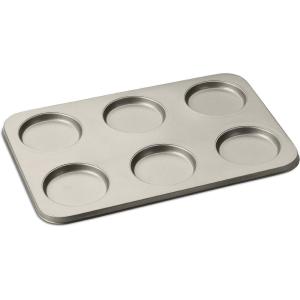 imageCuisinart 17Inch Chefs Classic Nonstick Bakeware Cookie Sheet ChampagneMuffin Top Pan