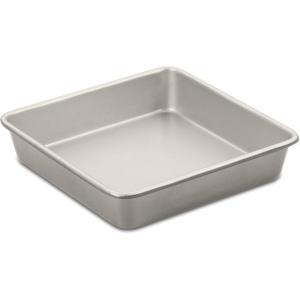 imageCuisinart 17Inch Chefs Classic Nonstick Bakeware Cookie Sheet ChampagneSquare Cake Pan