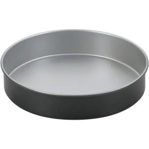 imageCuisinart 9Inch Round Cake Pan Chefs Classic Nonstick Bakeware Silver AMB9RCK