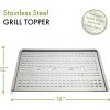 imageCuisinart CGT301 Stainless Steel Grill Topper 12 x 16Inch