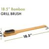 imageCuisinart CGWM059 Bamboo Grill Brush with Stainless Steel Brush Head 18quot