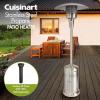 imageCuisinart COH300 Propane Push Start Ignition 47000 BTU Burner Heats up to 200 sq ft 32quot L x 85quot H Stainless Steel Outdoor Patio Heater