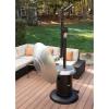 imageCuisinart Perfect Position Propane Patio Heater 38200 BTU Powerful Directional Stainless Steel Outdoor Heater with Hidden Tank and Drink Table Swivel Arm and Reflective Heat Shield