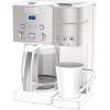 imageCuisinart SS15W Maker Coffee Center 12Cup Coffeemaker and SingleServe Brewer White Stainless Steel