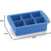 imageCuisinart Extra Large Silicone Ice Cube Tray Blue CTG00ICL