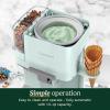 imageCuisinart Ice Cream Maker Machine 15 Quart Mix It In Soft Serve Yogurt Sorbet Sherbet Maker White ICE45P1Mint Green