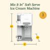 imageCuisinart Ice Cream Maker Machine 15 Quart Mix It In Soft Serve Yogurt Sorbet Sherbet Maker White ICE45P1White