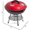 imageCuisinart CCG216 Portable Charcoal Grill 16quot BlackPortable Charcoal Grill  14 Red