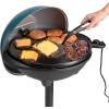 imageCuisinart IndoorOutdoor Electric Grill 2in1 Portable BBQ with Nonstick Cooking Surface Electric Grill Outdoor with Adjustable Heat StandTabletop Options for Cookouts Barbecues Small Spaces2in1 Outdoor Electric Griddle
