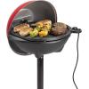 imageCuisinart IndoorOutdoor Electric Grill 2in1 Portable BBQ with Nonstick Cooking Surface Electric Grill Outdoor with Adjustable Heat StandTabletop Options for Cookouts Barbecues Small Spaces2in1 Outdoor Electric Grill