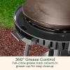 imageCuisinart 360 XL Griddle Outdoor Cooking Center 30 Round Flat Top Grill with Stainless Steel Vented Lid Folding Prep Tables 45000 BTU Burners Grease Management Gas Grill for BBQ Cookouts360 Griddle Cooking Center