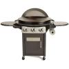 imageCuisinart 360 XL Griddle Outdoor Cooking Center 30 Round Flat Top Grill with Stainless Steel Vented Lid Folding Prep Tables 45000 BTU Burners Grease Management Gas Grill for BBQ Cookouts360 XL Griddle Cooking Station