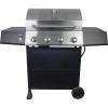 imageCuisinart 4Burner Gas Grill 44000 BTU Stainless Steel Full Size Propane Grill with Cast Iron Grates Outdoor Barbecue with Large Cooking Space and Side Tables for PrepFull Size Gas Grill  FourBurner