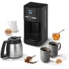 imageCuisinart 12Cup Classic Programmable Coffeemaker White 12Cup Programmable DCC1120NASBlack Thermal