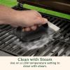 imageCuisinart 5Piece Grill ampamp Griddle Scrubber Set Bristle Free Stainless Steel 3 Steam Cleaning Sponges with Water Tray Perfect for Grill ampamp Griddle Cleaning Easy Stain Remover BBQ ampamp Camping ToolBlackGray