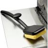 imageCuisinart 5Piece Grill ampamp Griddle Scrubber Set Bristle Free Stainless Steel 3 Steam Cleaning Sponges with Water Tray Perfect for Grill ampamp Griddle Cleaning Easy Stain Remover BBQ ampamp Camping ToolBlackYellow