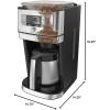 imageCuisinart DGB550BKP1 Automatic Coffeemaker Grind ampamp Brew 12Cup Glass BlackBlackStainless