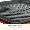 imageCuisinart Grilling Prep ampamp Serve Trays 17x105 inch BBQ Tray Safe for Food Handling 2 Dishwasher Safe Nesting Trays Black ampamp Red Perfect Grilling Accessories for Cooked ampamp Raw Meat Fits 6 BurgersSmall 105 x 105