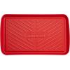 imageCuisinart Grilling Prep ampamp Serve Trays 17x105 inch BBQ Tray Safe for Food Handling 2 Dishwasher Safe Nesting Trays Black ampamp Red Perfect Grilling Accessories for Cooked ampamp Raw Meat Fits 6 BurgersMedium  17 x 105
