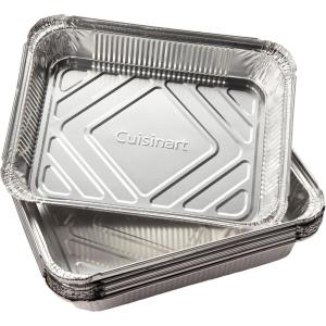 imageCuisinart 10Pack Aluminum Grease Tray Liners Disposable HeavyDuty Aluminum Foil Drip Tray Grease Pan Compatible with Cuisinart Griddles CGG9020 ampamp CGG9748 Grill Accessories