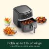 imageCuisinart Dual Basket Air Fryer Two Baskets Totals 11 QT 4 Function Air Fryer to Air Fry Roast Bake ampamp Keep Warm Features Sync Finish ampamp Settings Toss Reminder Automatic Warm Mode ampamp AutoPause45 Qt